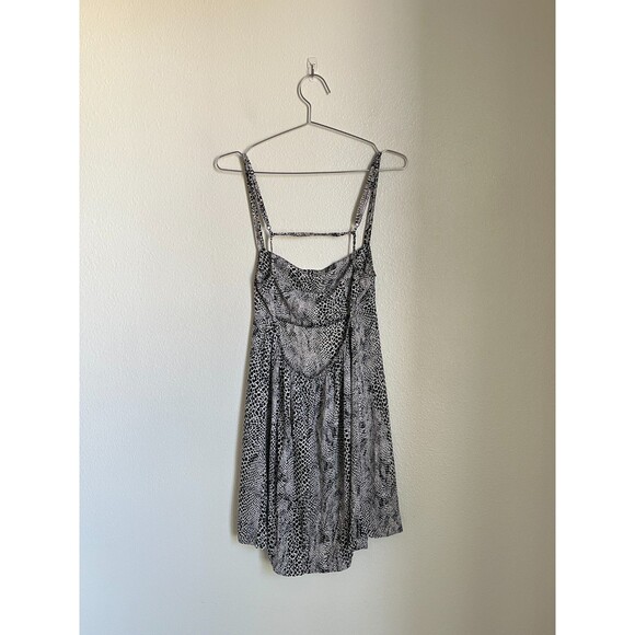 Free People Wild Child Mini Dress in Snake Print Size SMALL - Picture 3 of 7